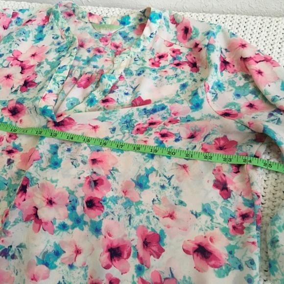 DECREE XL LIGHTWEIGHT SHEER CLIP UP SLEEVE PINK AND BLUE (15) - Picture 4 of 5